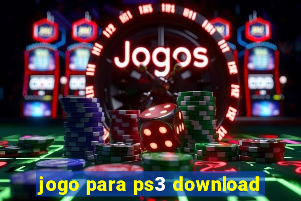 jogo para ps3 download